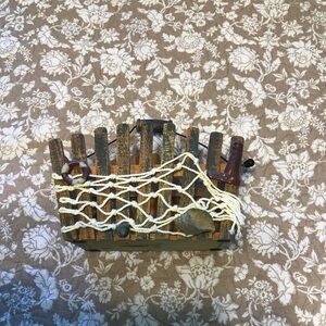 Nautical Wooden Basket with Netting